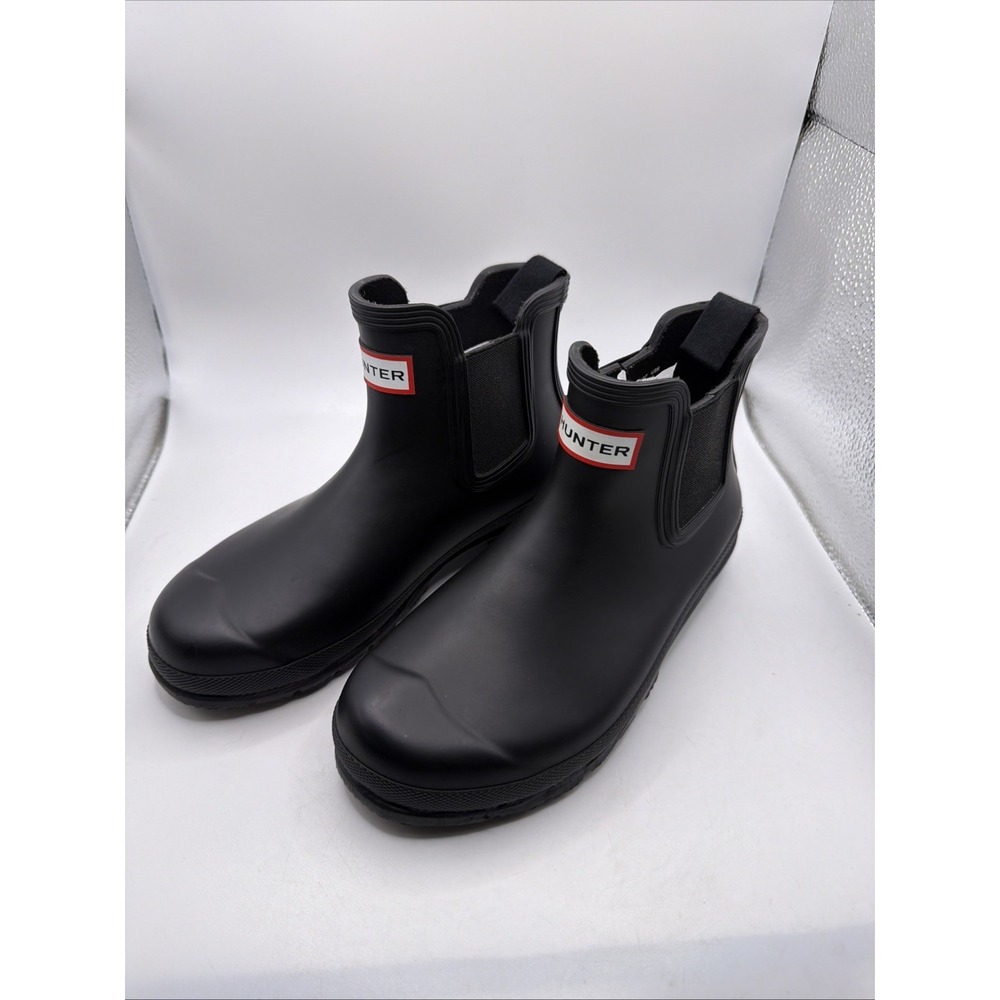 NEW! Women's Hunter Original Chelsea Rain Boots WFS2078RMA BLACK Size 6. New